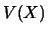 $V(X)$
