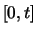 $[0,t]$
