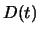 $D(t)$