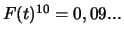 $F(t)^{10}=0,09...$